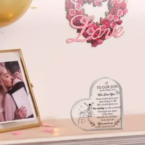Heart-Shaped Acrylic Plaque for Son 9 S889c5ba847df4a9d9d5327d497ed57e1O