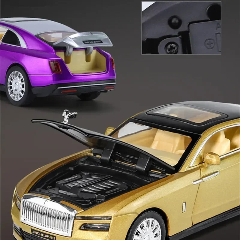 Gold Mini Auto Model 1:32 Scale with Sound & Lights 4 Gold Mini Auto Model 1:32 Scale with Sound & Lights - Image 4