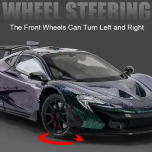 1:24 Scale P1 Sports Car Model with Lights 14 S88b092f8659948309ea0737d112131123