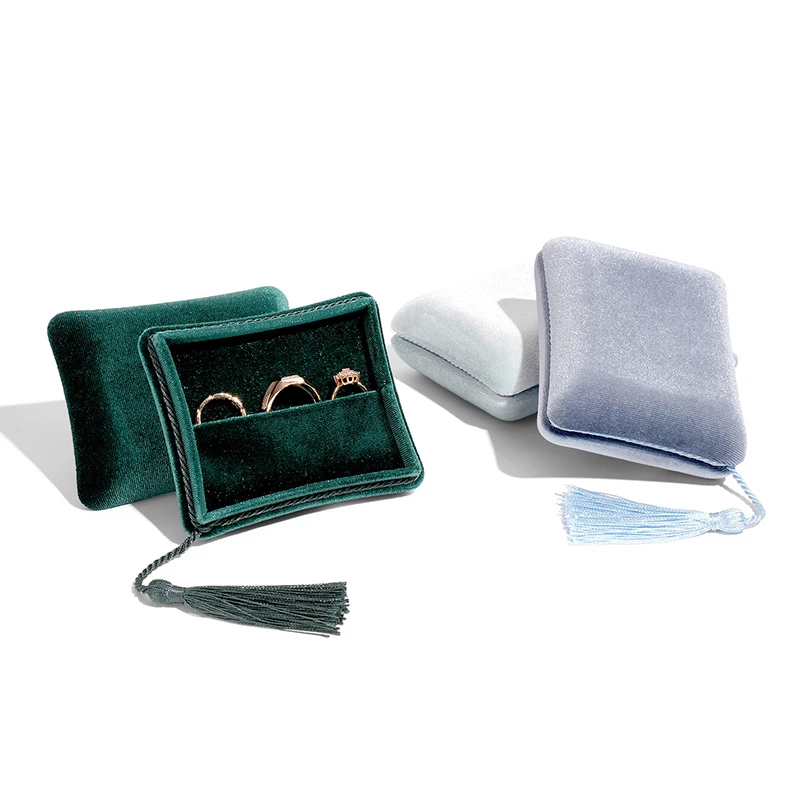 Velvet Jewelry Box in Six Colors 4 Velvet Jewelry Box in Six Colors - Image 4