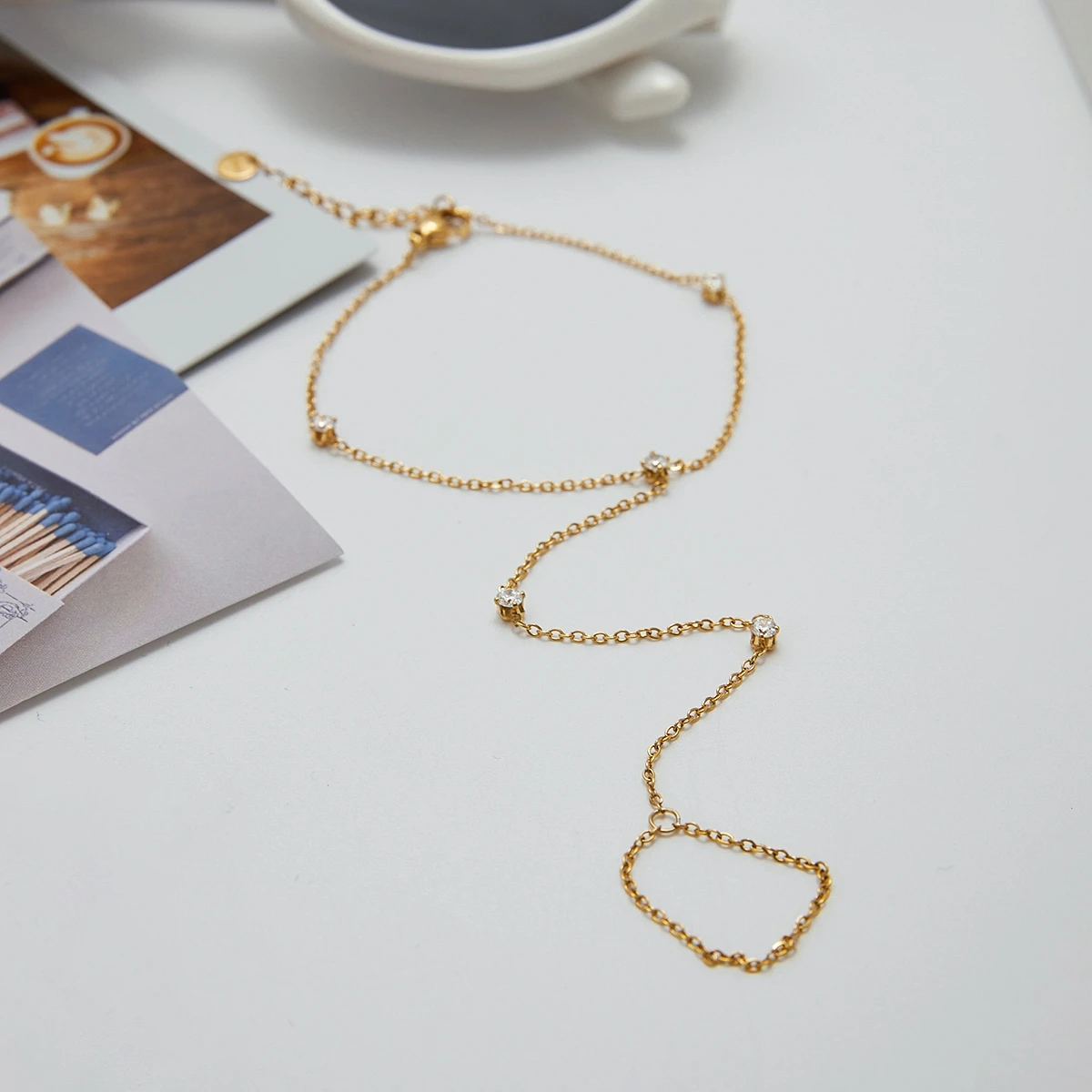 Stainless Steel Gold Bracelet JDB0304003 5 Stainless Steel Gold Bracelet JDB0304003 - Image 5