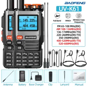 Baofeng UV-K61 7-Band Walkie Talkie 5-10KM Range 18 S88e8abb39f6647d3be272892b882c6a3Q