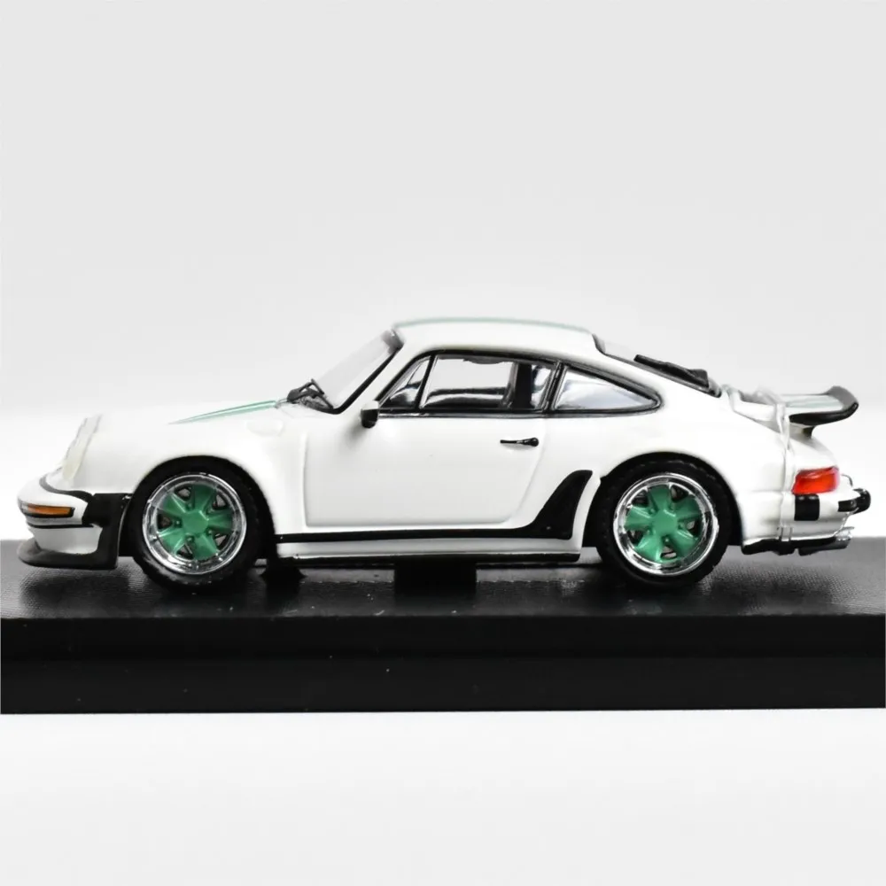 Vintage White and Green Diecast Car Model 3 Vintage White and Green Diecast Car Model - Image 3