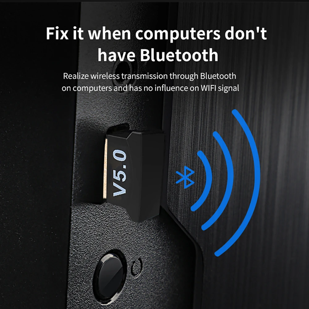USB Bluetooth V5.0 Adapter for PC and Laptop 6 USB Bluetooth V5.0 Adapter for PC and Laptop - Image 6