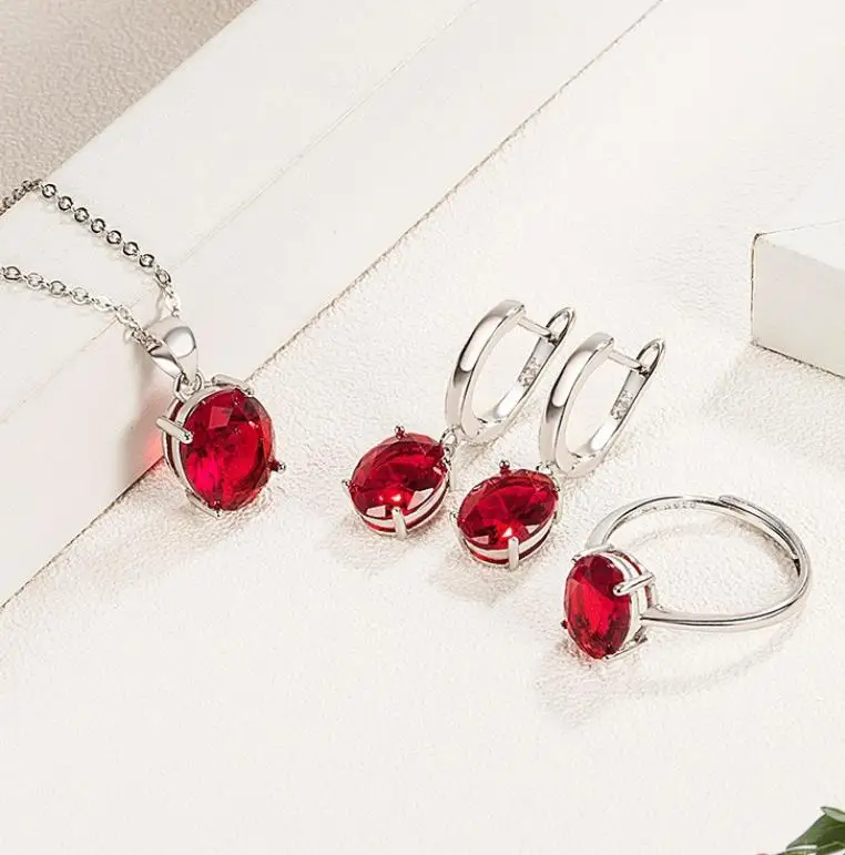 Elegant Water Drop Jewelry Sets in Vivid Colors 4 Elegant Water Drop Jewelry Sets in Vivid Colors - Image 4