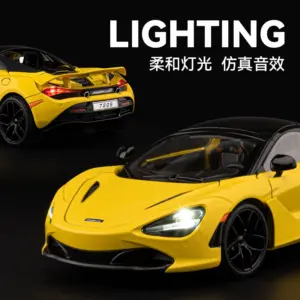Yellow McLaren 720S Alloy Model 1/18 Scale 11 S890295a24b0948d5b576361a4856b3e6V