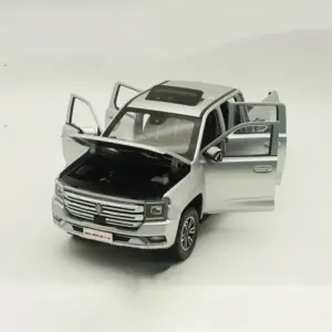 Silver 1:18 Die-Cast Pickup Truck Model 6 S89070258ef2148a8b5465288040c4e6aq