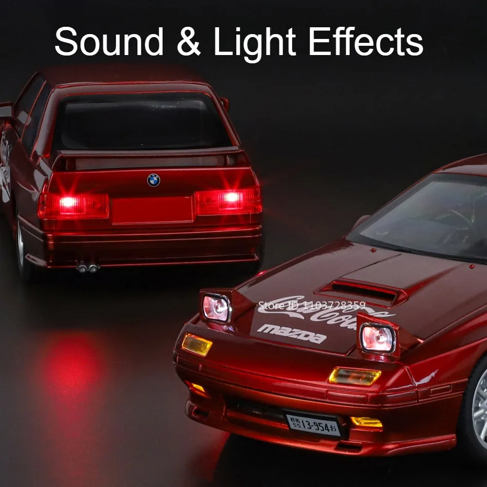 1:24 Scale Diecast Sportscar with Light and Sound 5 1:24 Scale Diecast Sportscar with Light and Sound - Image 5