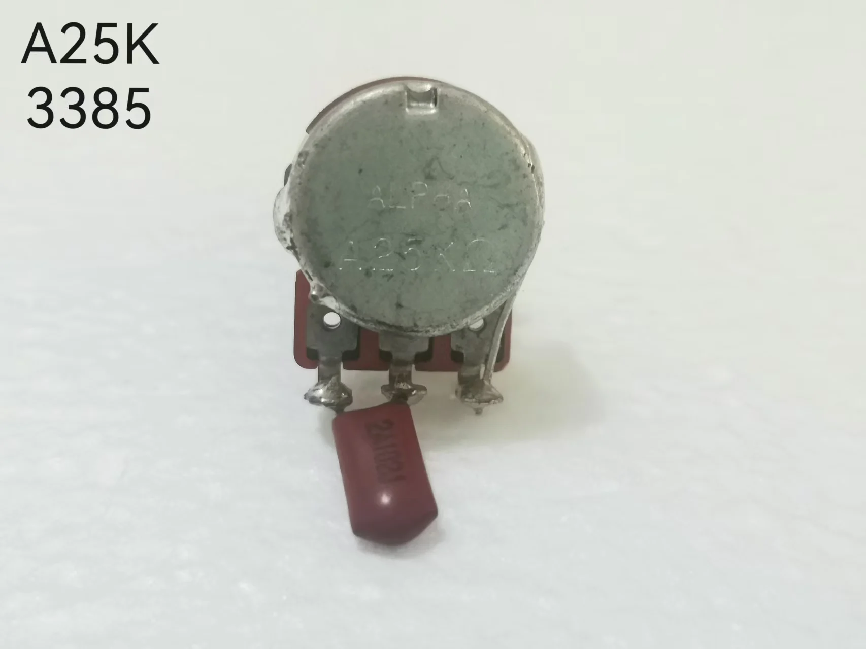 Alpha A25K Guitar Potentiometer for Tone Control 2 Alpha A25K Guitar Potentiometer for Tone Control - Image 2