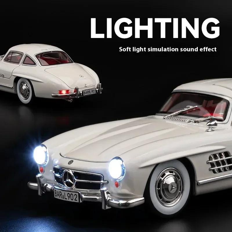 1:24 Mercedes-Benz 300SL Vintage Diecast Model 5 1:24 Mercedes-Benz 300SL Vintage Diecast Model - Image 5