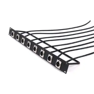 Professional 8-Port XLR Patch Panel for Audio Systems 14 S895257ff4b3148019fe34ed8bfb99251f