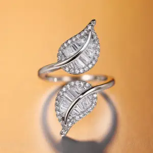 Floral-Inspired Silver Adjustable Ring for Women 13 S89589121916e481d9fa7c466d1b789fdp