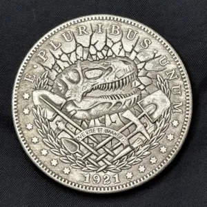 1921 Dinosaur Copper Medal Collectible