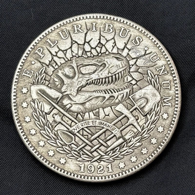 1921 Dinosaur Copper Medal Collectible 1 1921 Dinosaur Copper Medal Collectible