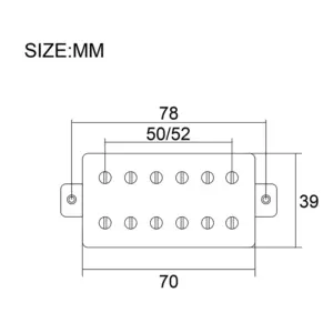 Brass Cover Humbucker Pickup for Guitars 11 S8982458870d54d2b90a5ec044a49f926n