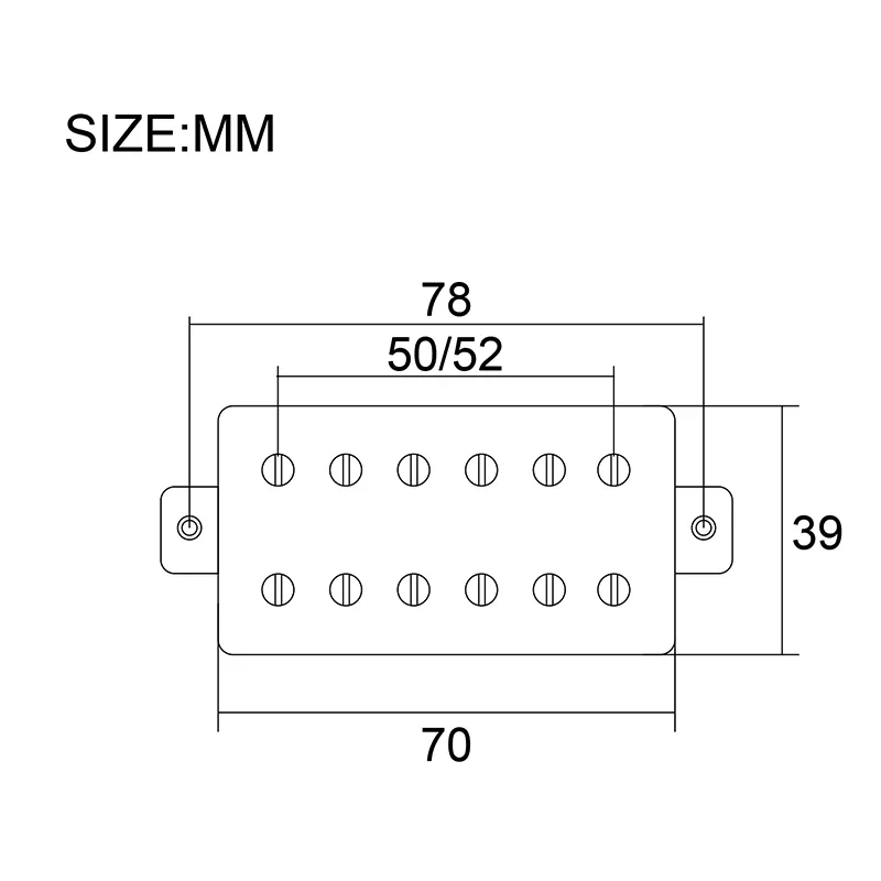 Brass Cover Humbucker Pickup for Guitars 2 Brass Cover Humbucker Pickup for Guitars - Image 2