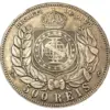 Vintage 1887 Brazil 500 Reis Coin Replica