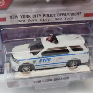2019 NYPD Dodge Durango Police Car Replica 1:64 Scale 11 S899180442b23433db71a178b4405cd77y