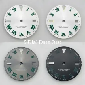 NH35 28.5mm Green Roman Dial with S Logo