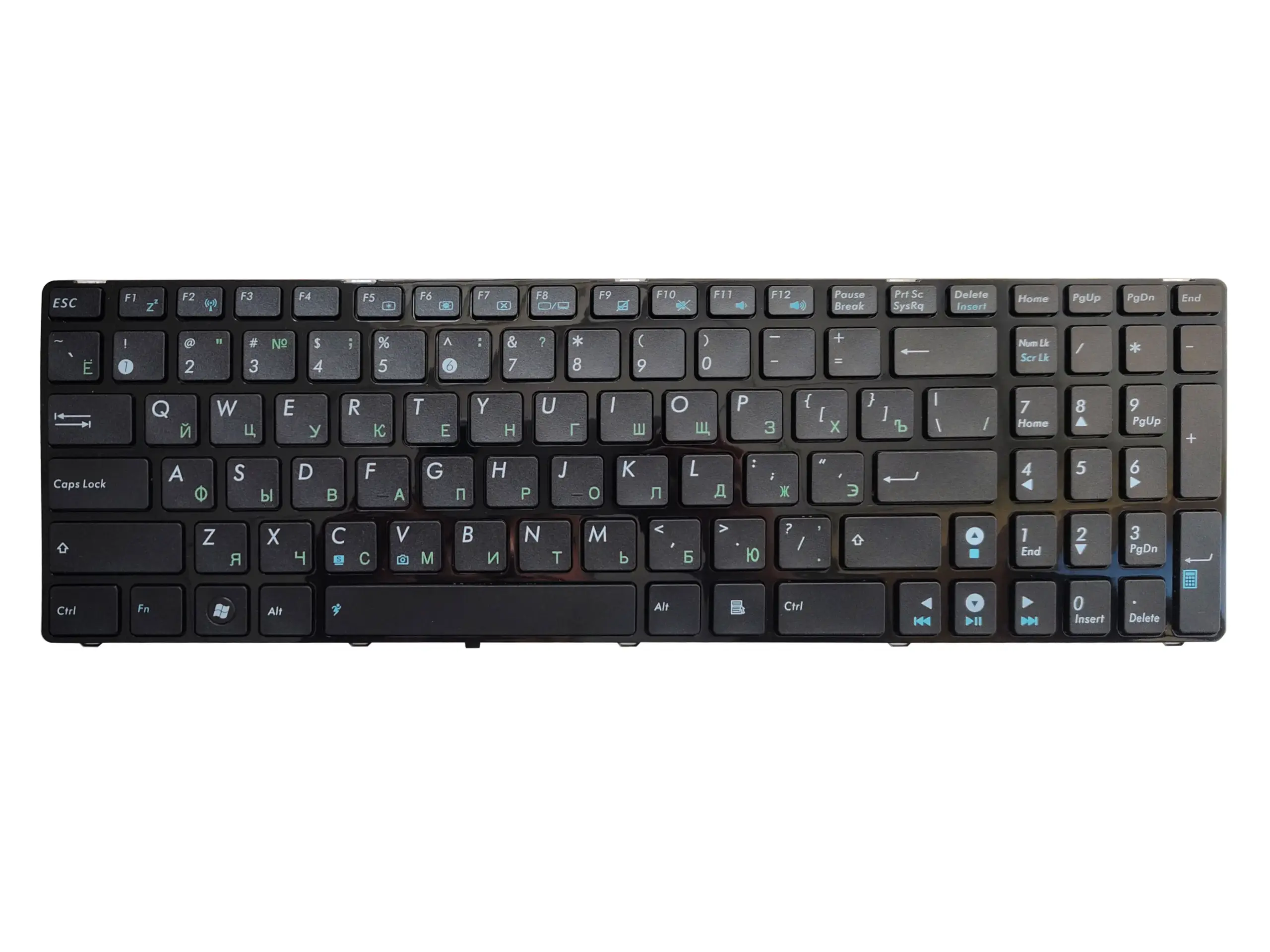 ASUS Russian Chiclet Keyboard for Laptops 2 ASUS Russian Chiclet Keyboard for Laptops - Image 2
