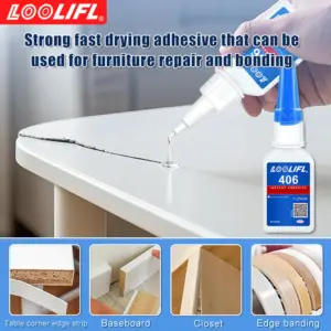 LOOLIFL 406 Super Strength Cyanoacrylate Glue