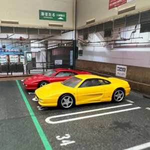 Vibrant Yellow Ferrari F355 Miniature Model 11 S89b86b758ff7452883628511ce221b24N