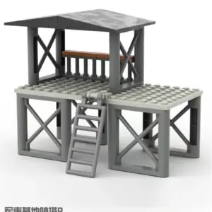 WW2 Military Base Watchtower Construction Set 18 S89caefd907794bd4bc939c90a1662ab1b 3