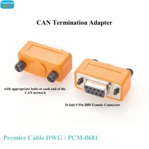CAN Bus Termination Adapter with 9-Pin Female Connector 8 S89d03f4c021b494d878a5b9facbf872dd