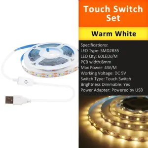 Modern USB Touch-Controlled LED Strip Light 14 S89d181ae60964b32b72c8c31bc59cd2cl