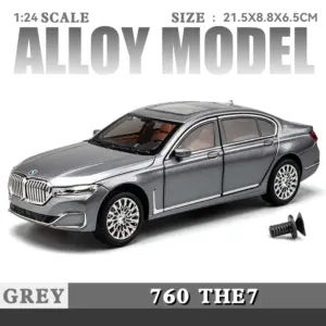 BMW 760Li 1:24 Diecast Model Collector's Replica 17 S89d48f74b7fb4cd5a4300126db1d70d3J