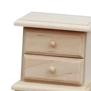 Dollhouse Bedside Table 1:12 Scale 10 S89d705a232d34e54bbdeb328b142439ez