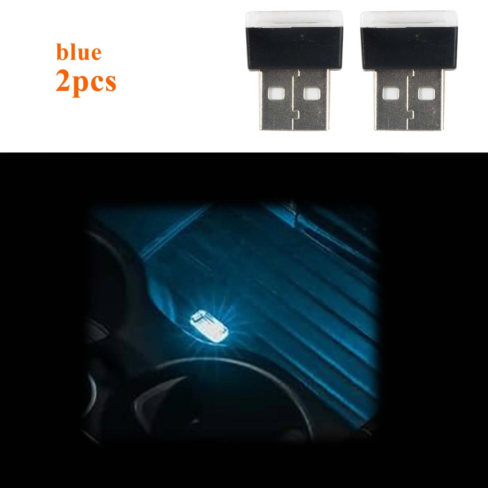 USB RGB Interior LED Lights Pack of Two 9 USB RGB Interior LED Lights Pack of Two - Image 9