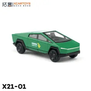 Futuristic Green Diecast Car 1:64 Scale
