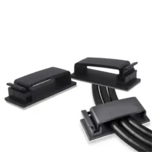Self-Adhesive Cable Management Clips Set 9 S89feb268dfc14e39aa4b1fd5206770cdS