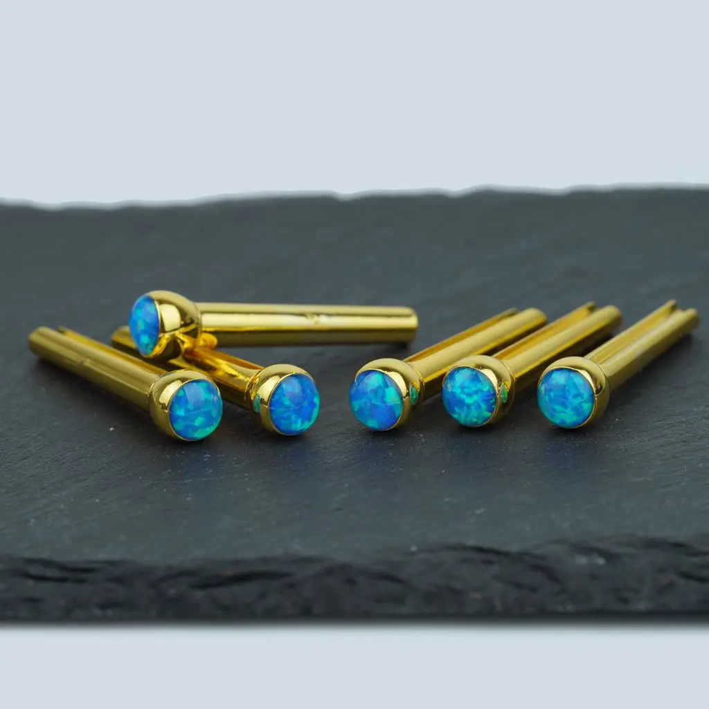 Copper Acoustic Guitar Bridge Pins Set 10 Copper Acoustic Guitar Bridge Pins Set - Image 10