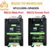 Industrial RS232 to RS485/422 Converter with DIN Rail Mount