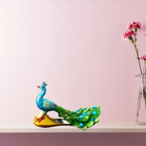 Elegant Peacock Resin Sculpture for Home Decor 12 S8a19d8e2f52a4fceb64471378f88521b7