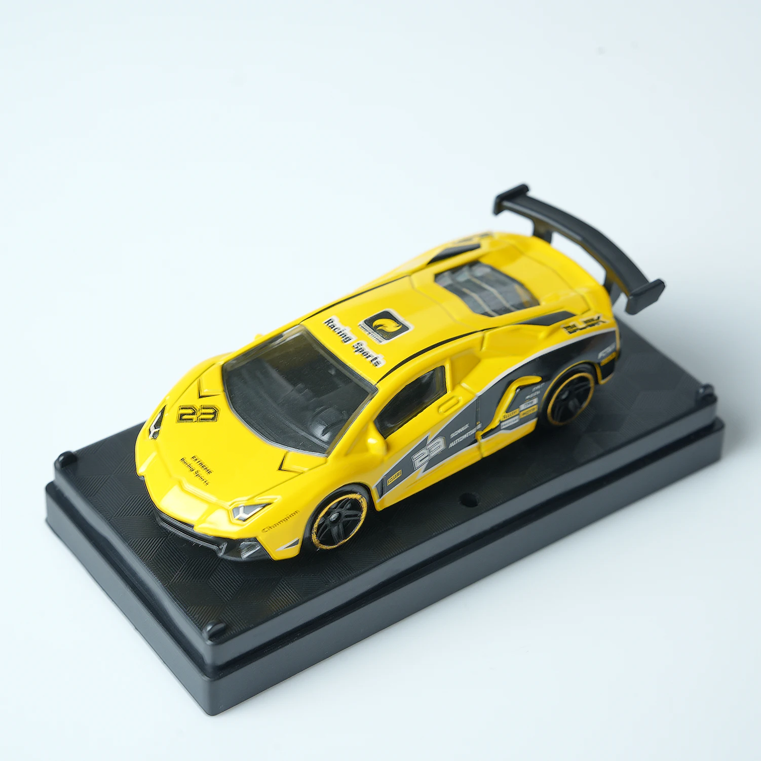1:64 Scale Die-Cast Yellow Sports Car Model 4 1:64 Scale Die-Cast Yellow Sports Car Model - Image 4