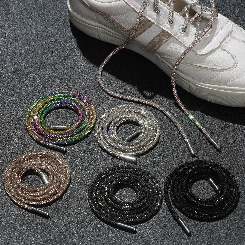 Rhinestone Shoelaces, 3.2mm Diameter, Multiple Lengths 2 Rhinestone Shoelaces, 3.2mm Diameter, Multiple Lengths - Image 2