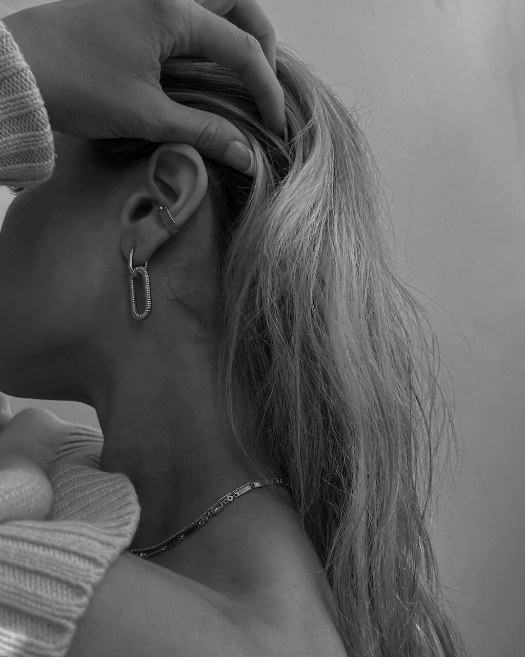 Stainless Steel Gold Hoop Earrings 2 Stainless Steel Gold Hoop Earrings - Image 2