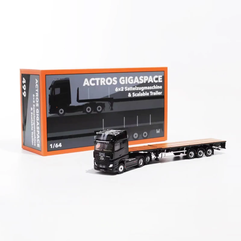 Diecast 1:64 Actros 3 Trailer Truck Model 5 Diecast 1:64 Actros 3 Trailer Truck Model - Image 5