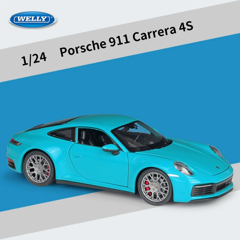 1:24 Porsche 911 Carrera 4S Diecast Model 6 1:24 Porsche 911 Carrera 4S Diecast Model - Image 6