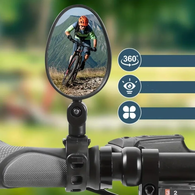 Cycling Rearview Mirror with 360° Adjustment 2 Cycling Rearview Mirror with 360° Adjustment - Image 2