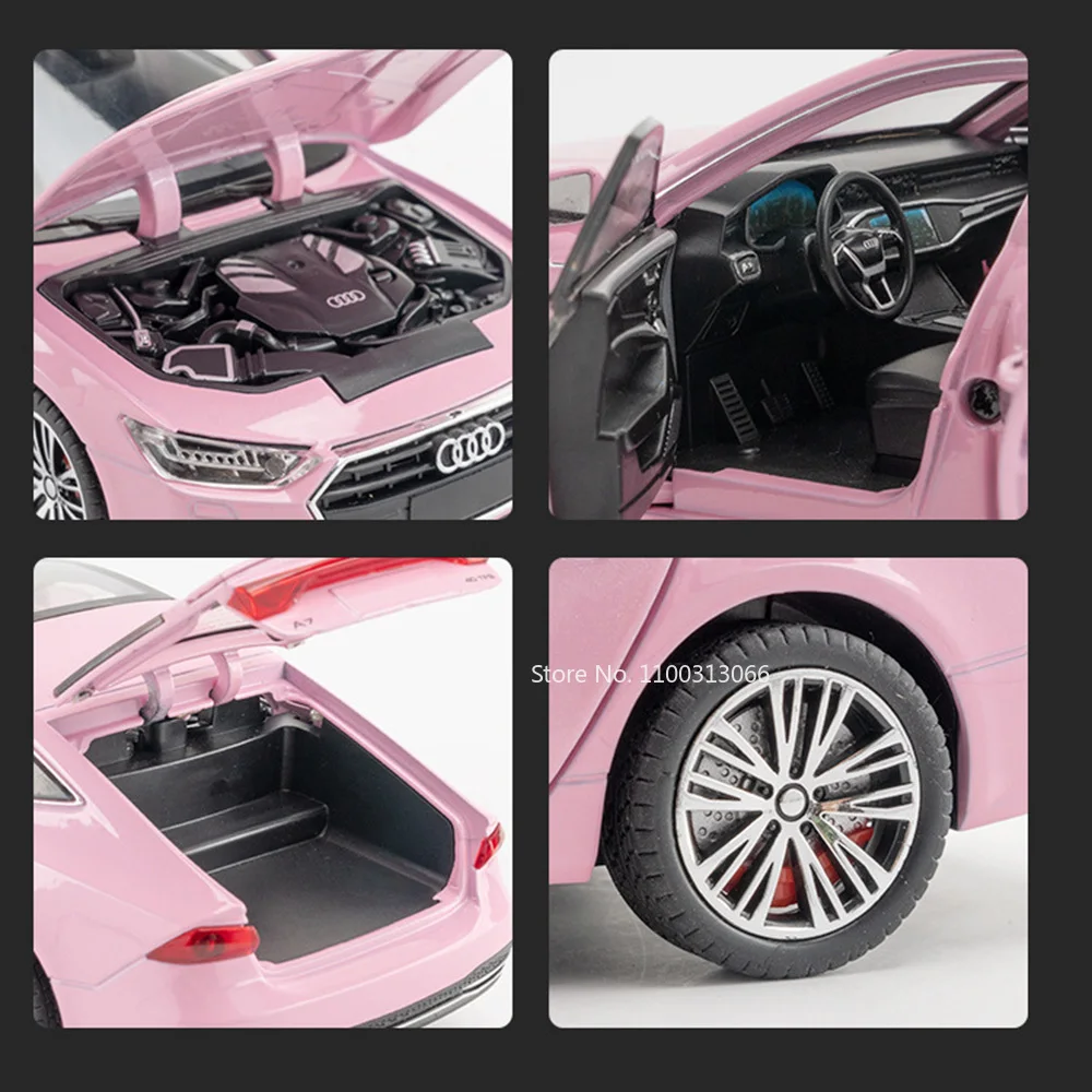 Luxury Alloy Car Models Set A7 and A8 4 Luxury Alloy Car Models Set A7 and A8 - Image 4