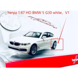 BMW 5 Series G30 Miniature Model in White