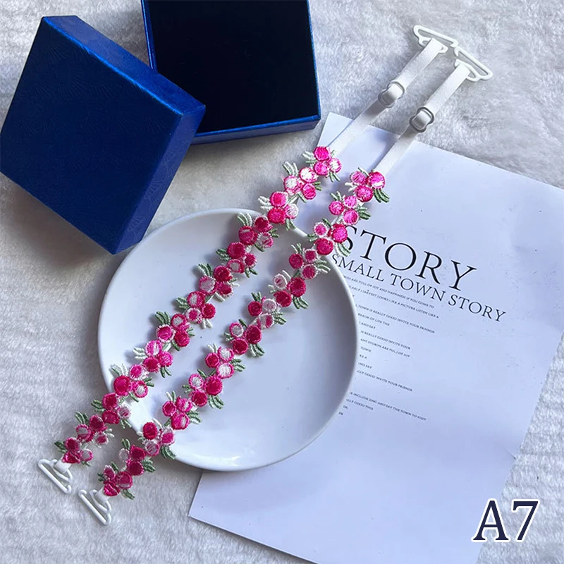 Floral Lace Bra Straps for Women 8 Floral Lace Bra Straps for Women - Image 8