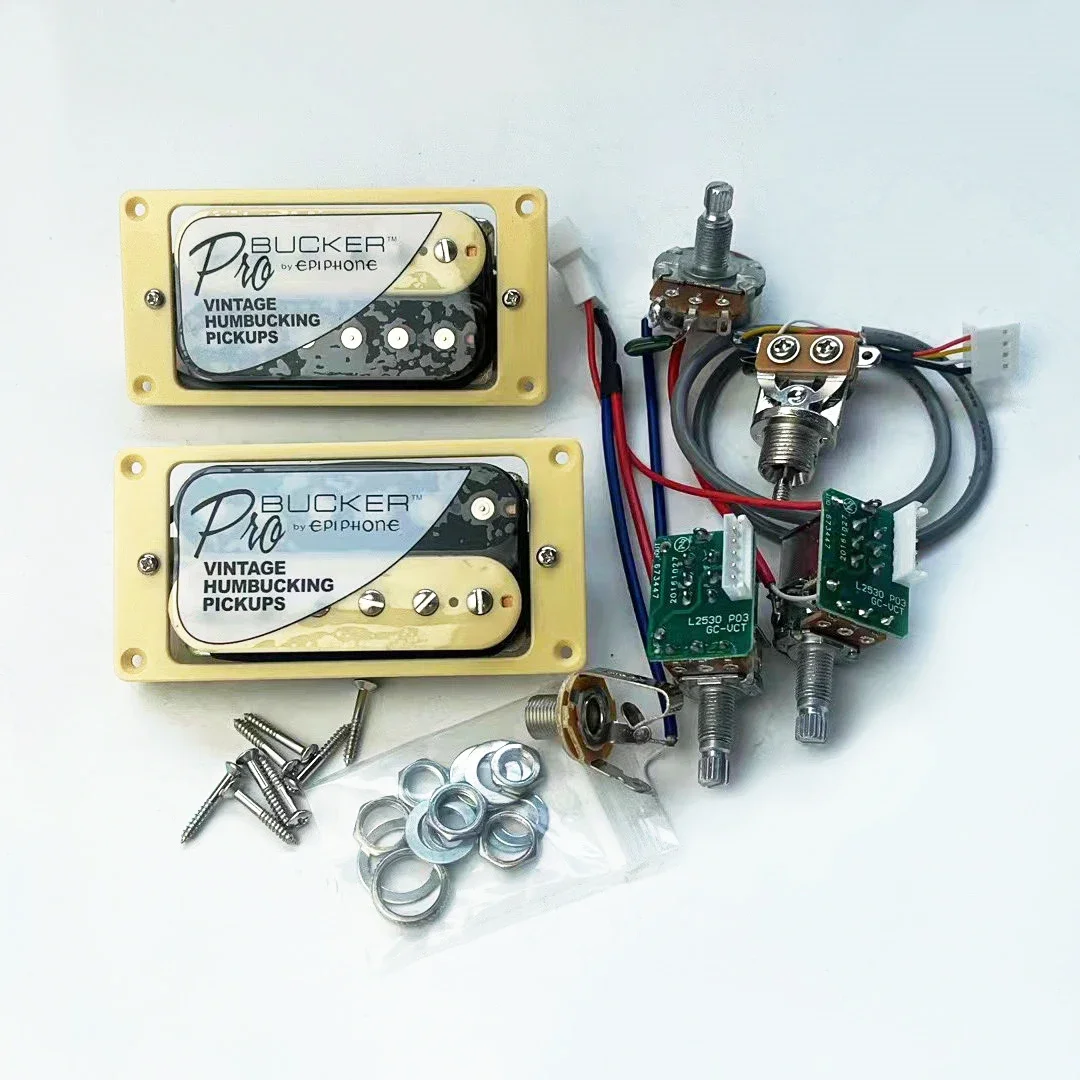 Vintage Gold Humbucker Set for Guitars 4 Vintage Gold Humbucker Set for Guitars - Image 4