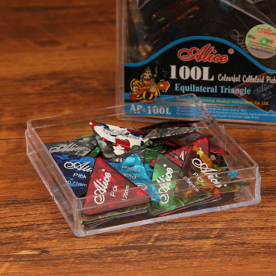 Colorful Guitar Picks Set with 100 Pieces 2 Colorful Guitar Picks Set with 100 Pieces - Image 2