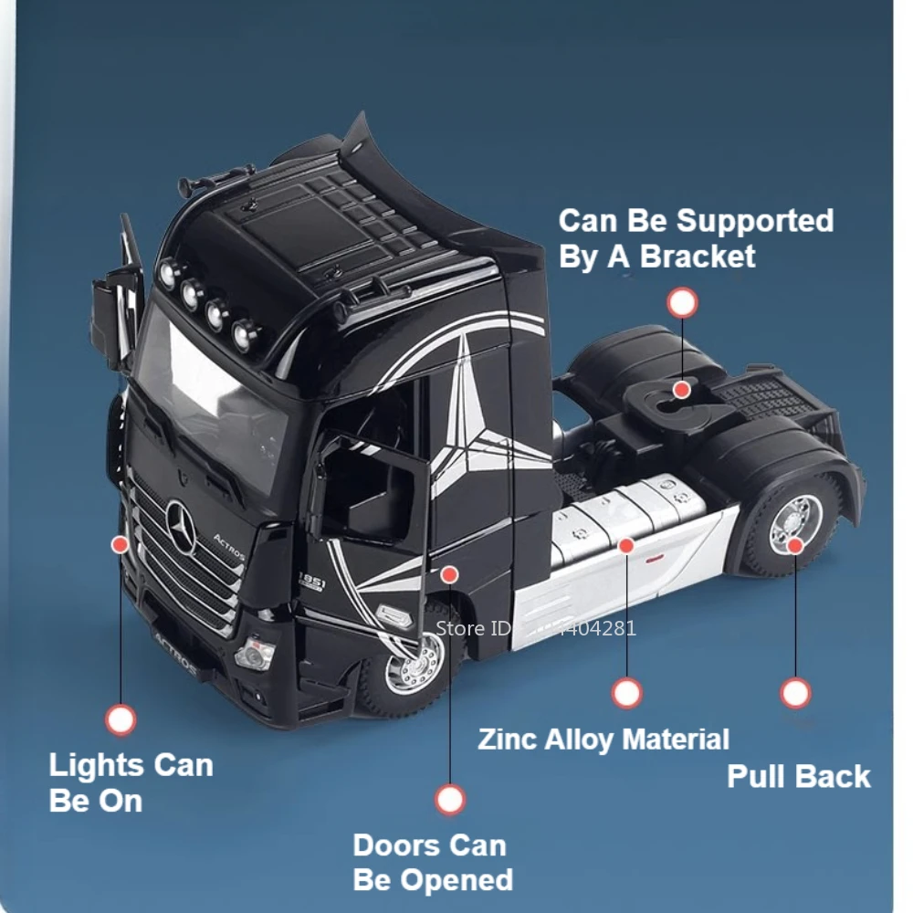 Mercedes-Benz Actros 1:36 Scale Replica Truck 4 Mercedes-Benz Actros 1:36 Scale Replica Truck - Image 4