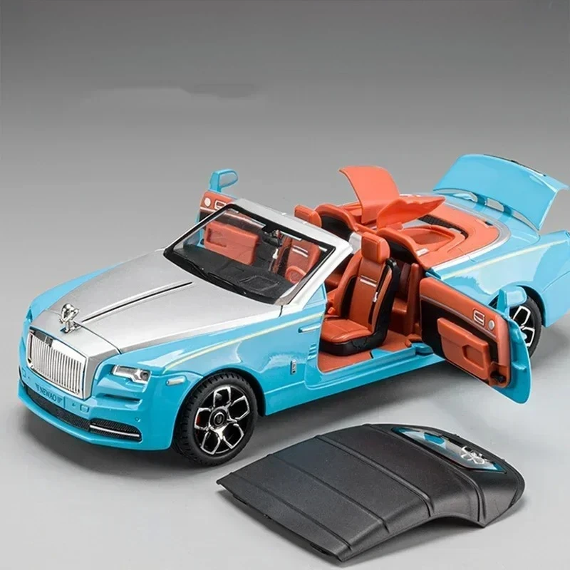 Purple Rolls-Royce Dawn 1:24 Diecast Model 4 Purple Rolls-Royce Dawn 1:24 Diecast Model - Image 4